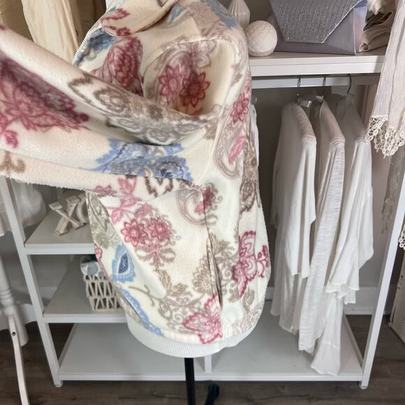 $ Alfred Dunner women's sz. small, floral super soft full zip cardigan #1630 - Picture 10 of 11